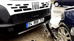 Kastamonu Tosya'da yağış zincirleme kazaya neden oldu