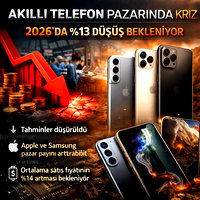 Akıllı telefon pazarında daralma