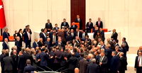 TBMM yemin töreninde gerginlik