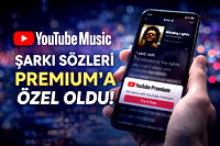 Youtube Music şarkı sözleri özelliğini premium aboneliğe bağladı
