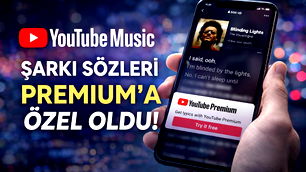 Youtube Music şarkı sözleri özelliğini premium aboneliğe bağladı