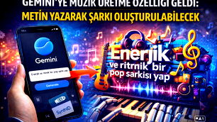 Google, Gemini uygulamasına müzik üretme özelliği ekledi