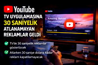 Youtube Tv uygulamasında 30 saniyelik atlanamayan reklamlar geldi