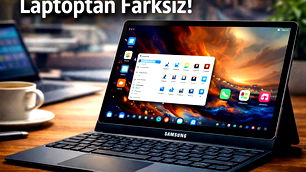 Samsung'dan tableti laptopa çeviren klavye