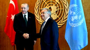 Cumhurbaşkanı Erdoğan, BM genel sekreteri Guterres'i kabul etti