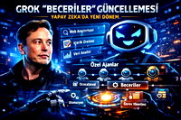 Grok'a "beceriler" güncellemesi