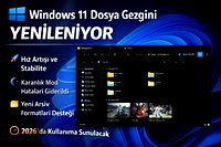 Windows 11 dosya gezgini yenileniyor