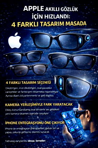 Apple akıllı gözlük için hızlandı