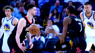 Alperen Şengün, GSW karşısında sahnede