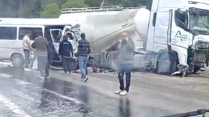 Isparta-Antalya yolunda facia gibi kaza