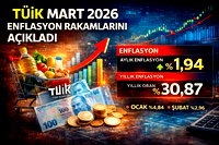 TÜİK Mart 2026 Enflasyon verilerini açıkladı