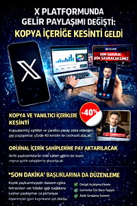X platformunda gelir paylaşımı değişti