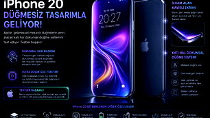 Iphone 20 düğmesiz tasarımla gelebilir