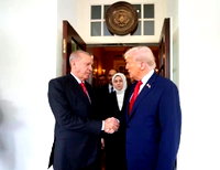 Erdoğan ile Trump arasında telefon görüşmesi