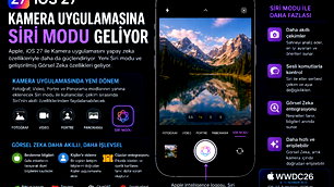 Apple'dan iOS 27 için "Siri modu"