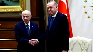 Cumhurbaşkanı, Bahçeli'yi kabul etti