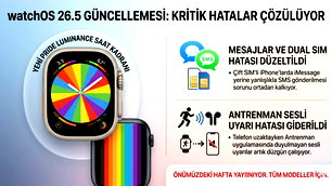 Apple Watch kullanıcılarına müjde