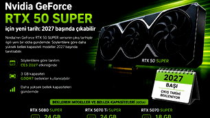 RTX 50 Super serisi için yeni tarih