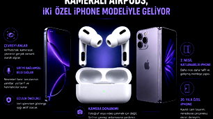 Kameralı Airpods yeni Ip serisiyle gelecek
