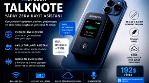 AI Speech, yapay zeka destekli kayıt asistanı geliyor