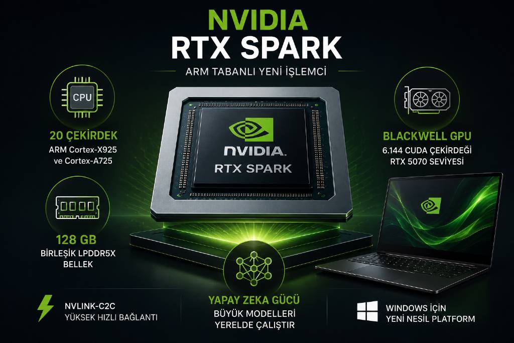 RTX Spark'ın işlemci detayları ortaya çıktı