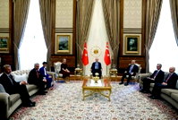 Cumhurbaşkanı Erdoğan, AB Yüksek Temsilci Heyeti'ni kabul etti