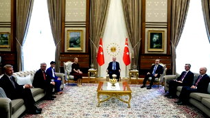 Cumhurbaşkanı Erdoğan, AB Yüksek Temsilci Heyeti'ni kabul etti