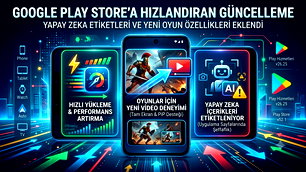 Google Store için yeni güncellemesini ekledi