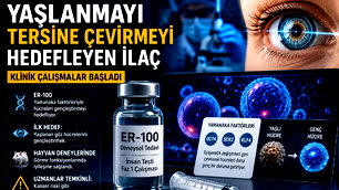 Yaşlanmayı tersine çevirmeyi hedefleyen ilaç insan tedavisinde uygulandı