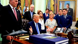 Trump'tan Erdoğan'a övgü dolu sözler