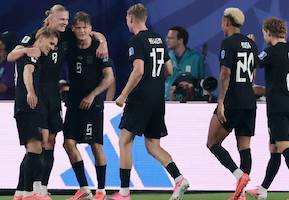 Haaland'dan duble, Norveç son 32'de
