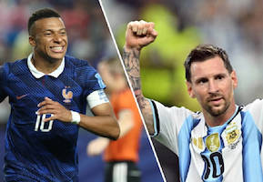 Messi ve Mbappe gol krallığı için sahnede