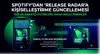 Spotify'dan release radar'a kişiselleştirme güncellemesi