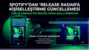 Spotify'dan release radar'a kişiselleştirme güncellemesi