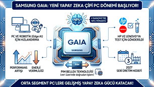 Samsung'un yeni yapay zeka çipi sızdırıldı