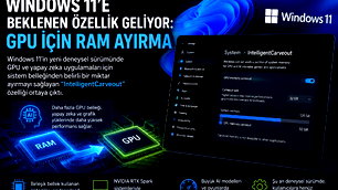 Windows 11'e yeni özellik: GPU için RAM ayırma dönemi