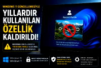 14 yıllık özelllik Microsoft'tan kaldırıldı