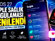 Apple, yapay zekayla yenilenen Sağlık uygulamasını tanıttı