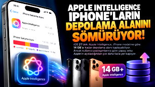 Apple Intelligence ile Iphone'larda depolama sorunu