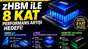 Samsung'un bellekte dev sıçrama: "zHBM ile 8 kat performans"