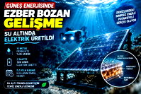 Güneş enerjisinde yeni dönem: "Su altında enerji"