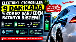 Elektrikli otomobile 9 dakikalık şarj dönemi