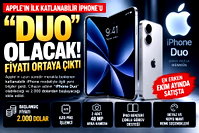 Apple'ın ilk katlanabilir telefonu "Duo"