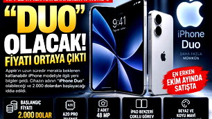 Apple'ın ilk katlanabilir telefonu "Duo"