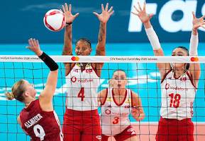 A Milli Kadın Voleybol takımı Avrupa Şampiyonası'nda yarı finale yükseldi